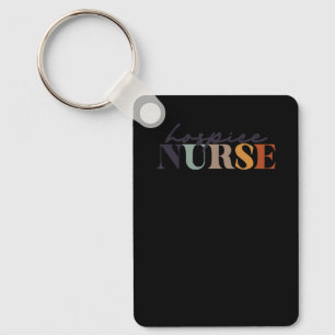 Hospice Nurse Rn Registered Nursing Nurse Life Keychain