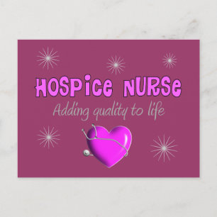 Hospice Nurse T-shirts and Gifts Postcard