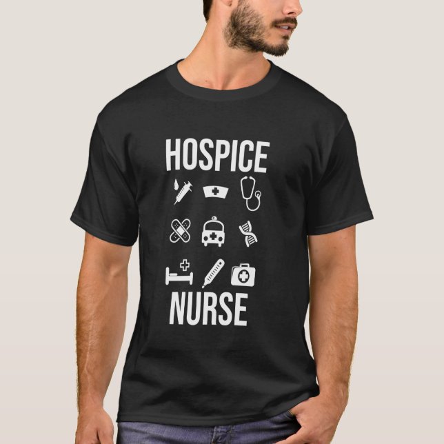 Hospice Nurse Tools Nursing Rn T-Shirt (Front)