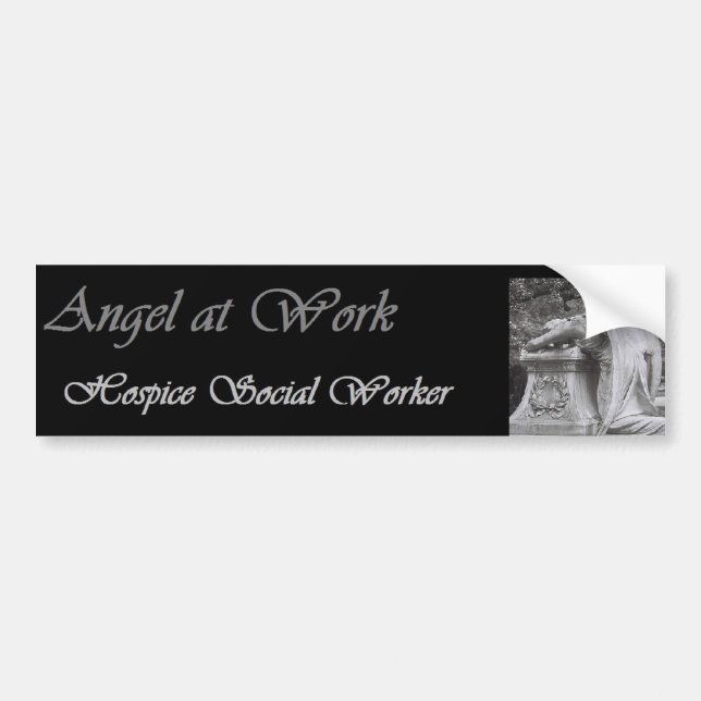 Hospice Social worker Bumper Sticker (Front)