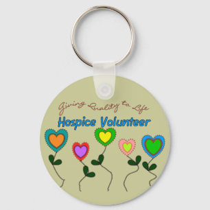 Hospice Volunteer Shirts and Gifts Keychain