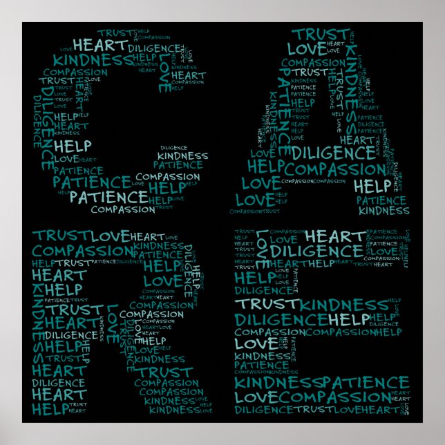 Hospice Workers Embody a Spirit of Caring Poster (Front)