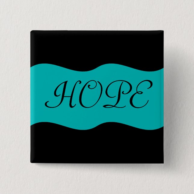 Hospice Workers Embody a Spirit of Hope 2 Inch Square Button (Front)