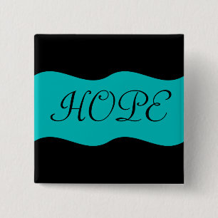 Hospice Workers Embody a Spirit of Hope 2 Inch Square Button