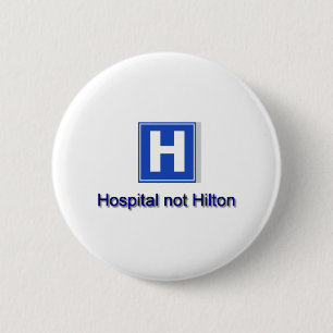 Hospital 2 Inch Round Button