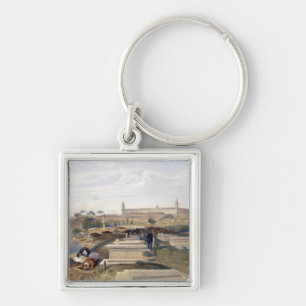 Hospital and Cemetery, Scutari, plate from 'The Se Keychain