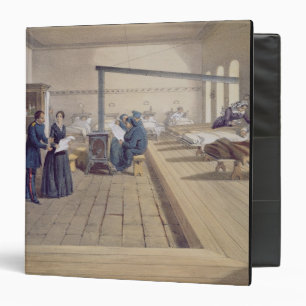 Hospital at Scutari, detail of Florence Nightingal Binder