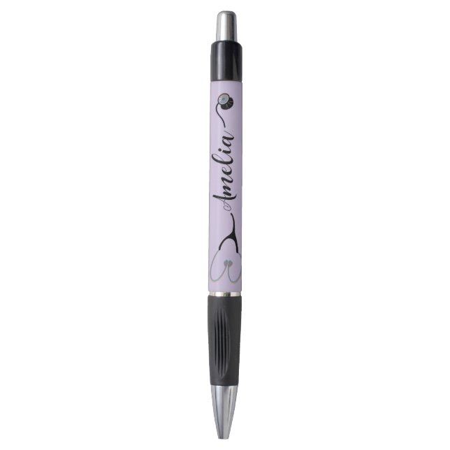 Hospital Medical Employee personalised stethoscope Pen (Front Vertical)