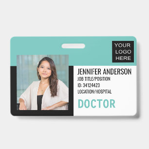 Hospital Medical ID with Logo Badge