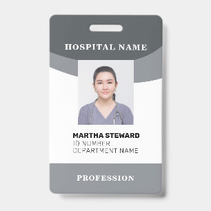 Hospital Nurse Medical Employee Photo Company Badge