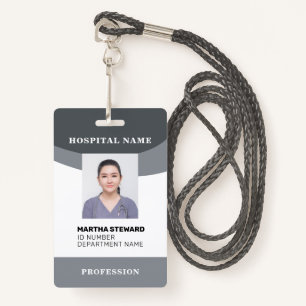 Hospital Nurse Medical Employee Photo Company Badge