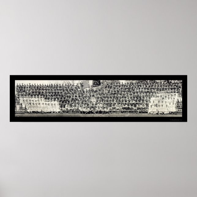 Hospital Nurses WWI Photo 1918 Poster (Front)