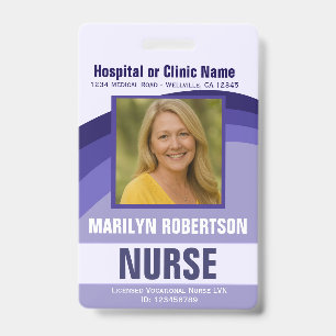 Hospital or Medical Clinic Name Badge