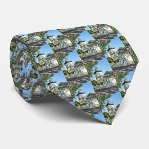 Hospital Point Lighthouse, Massachusetts Mens Tie