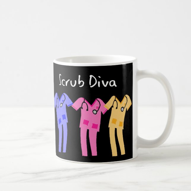 Hospital Scrubs Wearer Gifts Coffee Mug (Right)