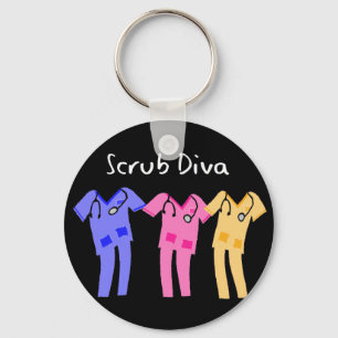 Hospital Scrubs Wearer Gifts Keychain