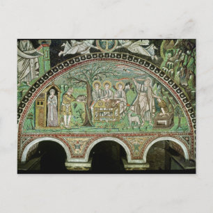 Hospitality of Abraham and the Sacrifice of Postcard