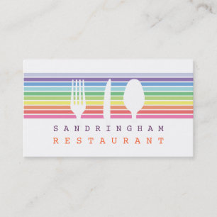 Hospitality Restaurant Cafe Chef Carte de visite