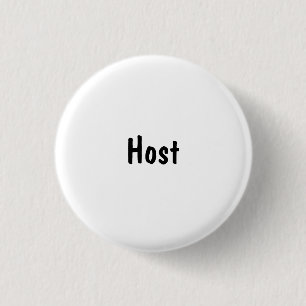 Host 1 Inch Round Button
