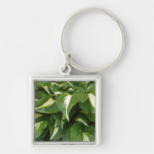 Hosta Leaves Keychain