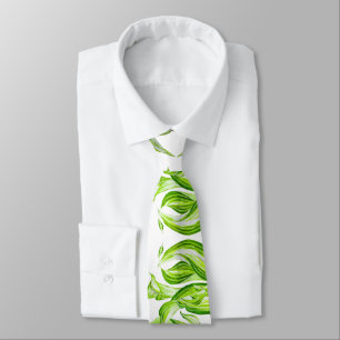 'Hosta with the Mosta' on a Neck Tie