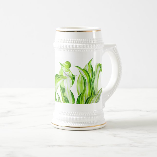 'Hosta with the Mosta' on a Stein (Front Right)