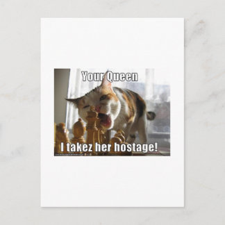 Hostage Queen Postcard