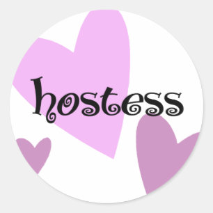 Hostess Classic Round Sticker