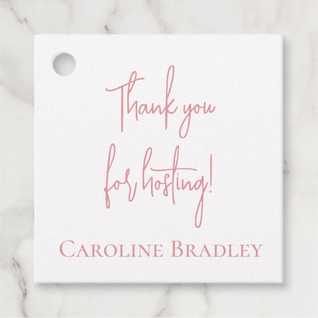 Hostess Gift Tags (Front)