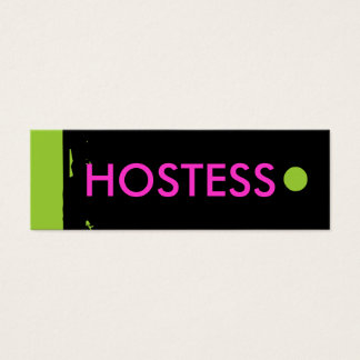 "HOSTESS" Hang Tag