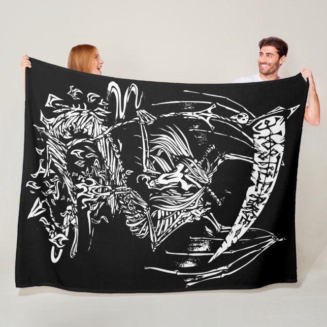 HOSTILE RAGE: Fleece Blanket (In Situ)