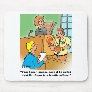 HOSTILE WITNESS MOUSE PAD