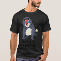 Hot Air Baboon Funny Farting Monkey Pun 1