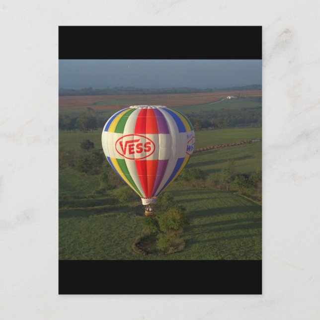 Hot air balloon , 1983_Classic Aviation Postcard (Front)