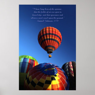 Hot Air Balloon #1 Poster