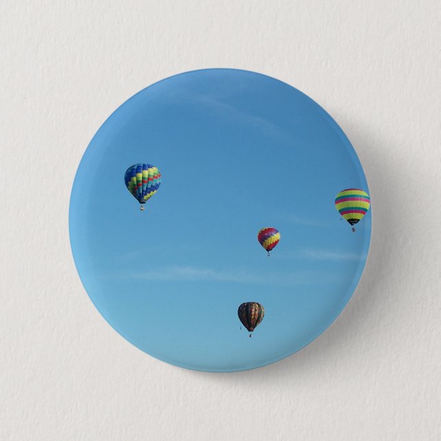 Hot Air Balloon 2 Inch Round Button (Front)