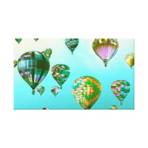 Hot Air Balloon 68 Stretched Canvas Print