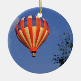 Hot Air Balloon (7) Ceramic Ornament