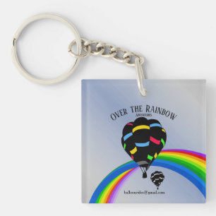 Hot Air Balloon Advertising Keychain