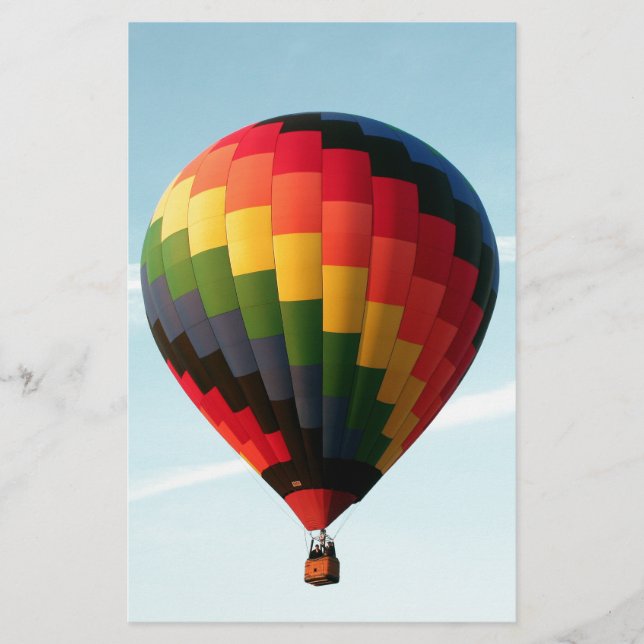 Hot air balloon aloft (Front)