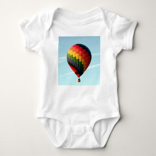 Hot air balloon aloft baby bodysuit