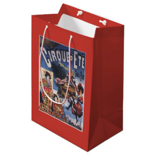 Hot-Air Balloon and Japanese Ladies Poster Medium Gift Bag