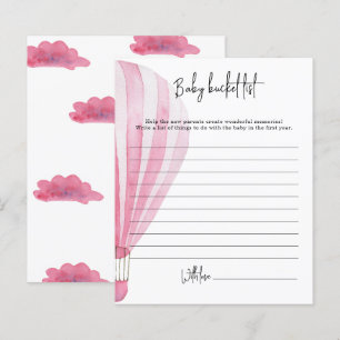 Hot air balloon - Baby bucket list