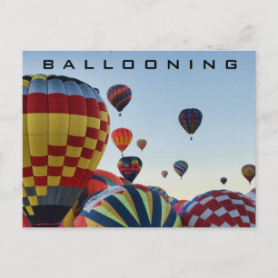 Hot Air Balloon - Ballooning Postcard