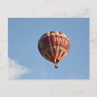 Hot air balloon, Bath, Somerset, UK Postcard