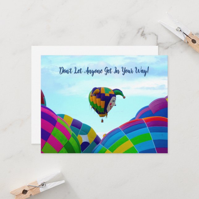 Hot Air Balloon between the gap (Front/Back In Situ)