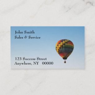Hot Air Balloon Business Card