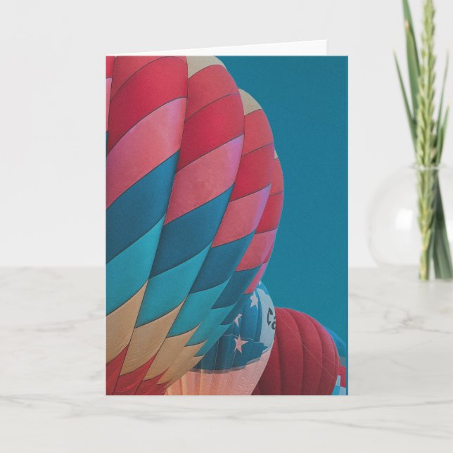 hot air balloon  card (Front)