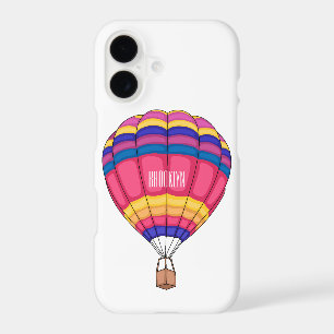Hot air balloon cartoon illustration