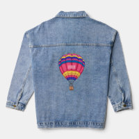 Hot air balloon cartoon illustration